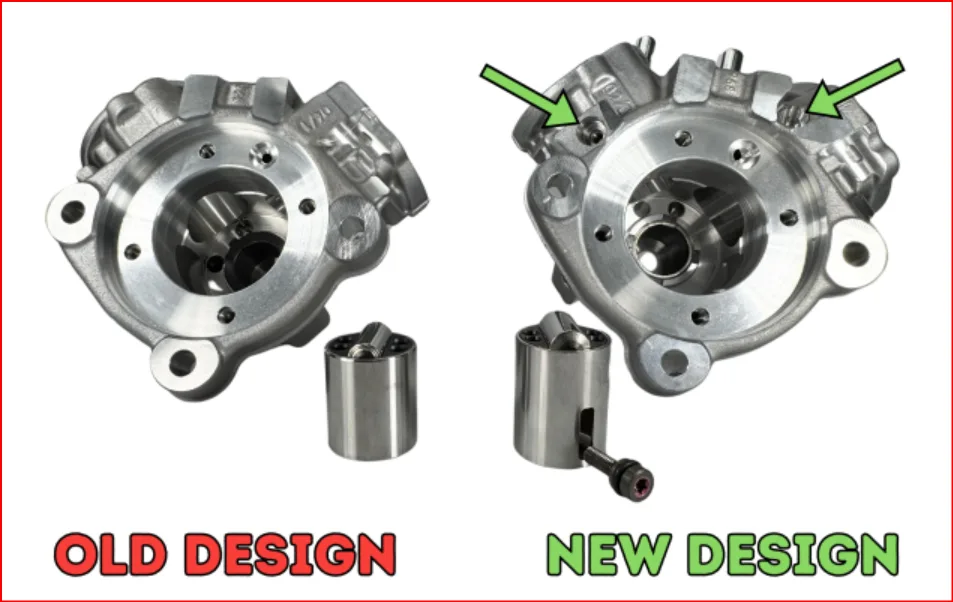 Failed Duramax LML CP4.2 injection pump disassembled, showing metal contamination